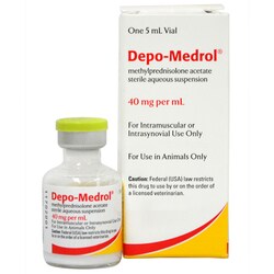 Med Vet International&nbsp;40mg Depo-Medrol, 5mL Vet Label