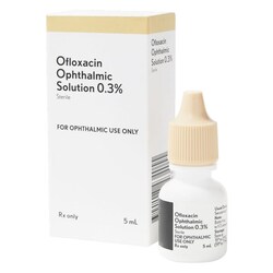 Med Vet International&nbsp;Ofloxacin Ophthalmic Solution, 0.3%, 5mL
