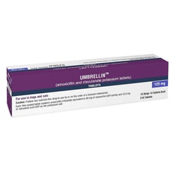 Med Vet International PIVetal, Umbrellin, (Amoxiclav), 125mg, 210 Tablets