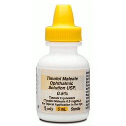 Med Vet International&nbsp;Timolol Maleate (Generic Timoptic) Solution, 0.5%, 5mL