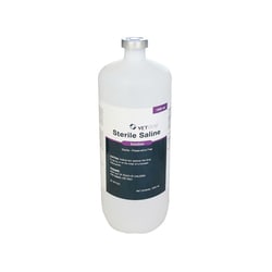 Med Vet International Sterile Saline Solution 0.9%, 1000mL, Each