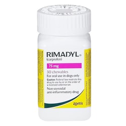 Med Vet International Zoetis, Rimadyl, 75mg 30, Chew Tablets