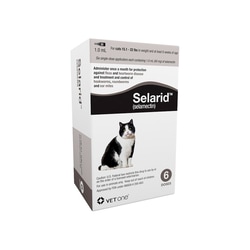 Med Vet International&nbsp;Selarid For Cats, 15.1 To 22 Pounds, Taupe Label, 6 Dose