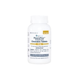 Med Vet International Fluoroflox (Marbofloxacin) Chewable Tablets For Dogs And Cats, 25mg, 100 Count
