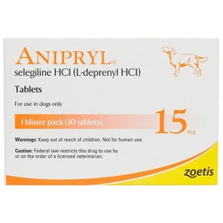 Med Vet International Zoetis Anipryl Tablets, 15mg, 30ct.