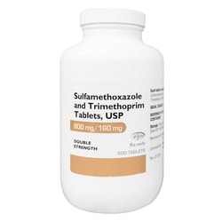 Med Vet International&nbsp;Sulfamethoxazole/Trimethoprim Double Strength Tablets, 800/160mg, 500ct., Generic Bactrim