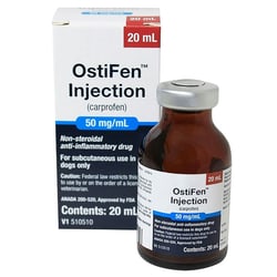 Med Vet International Ostifen (Carprofen) Injection, 50mg/mL, 20mL, Quantity: