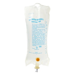 Med Vet International Lactated Ringer's IV Solution, 1000mL Bag