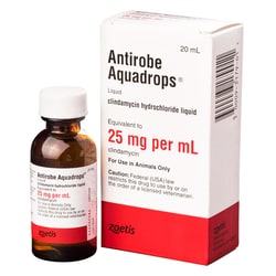 Med Vet International Zoetis Antirobe Aqua Drops, 25mg/mL, 20mL