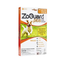 Med Vet International&nbsp;Zoguard Plus For Dogs, 5-22 Lbs., 3/Pack.