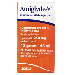 Med Vet International Zoetis Amiglyde-V intrauterine Solution, 250mg, 48mL
