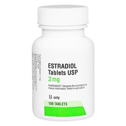 Med Vet International Estradiol Tablets 2mg, 100 Count