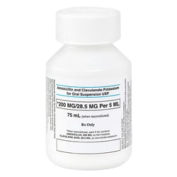 Med Vet International Amoxicillin/Clavulanic Acid Suspension, 200/28mg, 75mL, Generic Of Augmentin