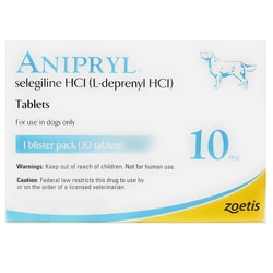 Med Vet International&nbsp;Zoetis Anipryl Tablets, 10mg, 30ct.