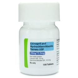 Med Vet International&nbsp;Lisinopril With Hctz Tablets 20/12.5mg, 100 Tablets