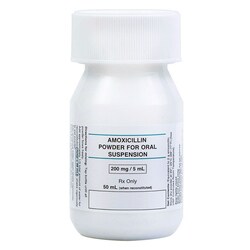 Med Vet International Amoxicillin Suspension Powder (Amoxil), 200mg/5mL,