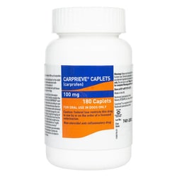 Med Vet International Carprieve Carprofen Caplets (Carprofen), 100mg, 180ct,