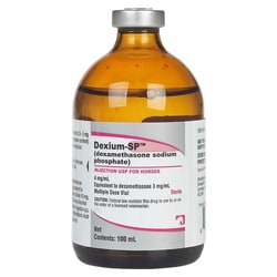 Med Vet International Dexamethasone S.P. Injection 4mg/mL, Vet Label, 100mL