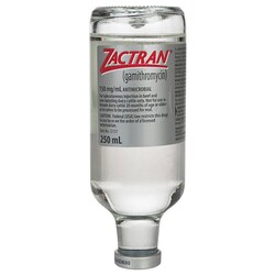 Med Vet International&nbsp;Zactran Injection, 150mg/mL, 250mL, Generic Gamithromycin