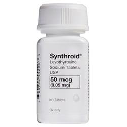 Med Vet International Levothyroxine 0.05mg, 100 Tablets