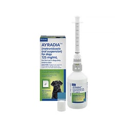 Med Vet International Ayradia (Metronidazole) Oral Suspension, 125 mg/mL,