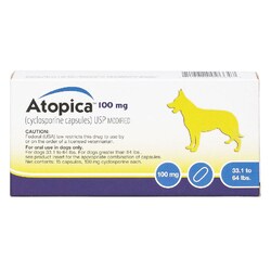 Med Vet International Atopica Canine, 33-64Lb, 100mg, 15 Capsules