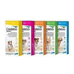 Med Vet International Credelio Tablets For Dogs And Puppies, Yellow Label (3 Doses X 16 Cards)