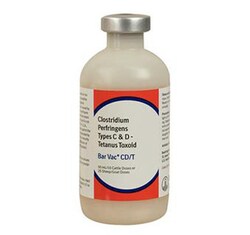 Med Vet International Bar-Vac CD/T Cattle, Sheep & Goat Vaccine, 50mL,