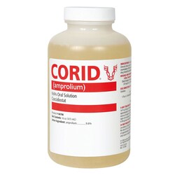 Med Vet International Corid, (Amprolium) 9.6%, Oral Solution, 16oz, Quantity: