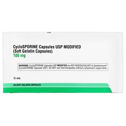 Med Vet International&nbsp;Cyclosporine (Modified) Capsules 100mg, 30Ud Capsules