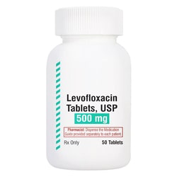 Med Vet International Levofloxacin Tablets (Levaquin), 500mg, 50ct