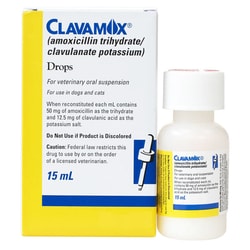 Med Vet International Zoetis Clavamox Drops, 15mL, Vet Label