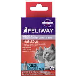 Med Vet International Feliway, Multicat, Diffuser Refill, 48mL