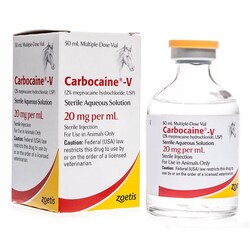 Med Vet International Zoetis Carbocaine-V 2% Sterile Aqueous Solution, 50mL