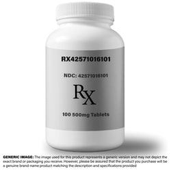 Med Vet International Amoxicillin Clavulanate (Augmentin) 500-125mg Tablet White Oblong 100 Tablets