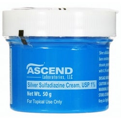 Med Vet International Silver Sulfadiazine Cream, 1%, 50gm Jar