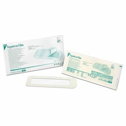 Med Vet International Transparent Film Dressing 3M Tegaderm 4 X 10 inch Frame Style DelIVery Rectangle Sterile, 1627, 80/Case
