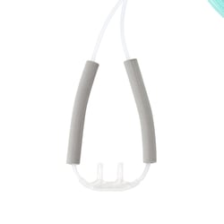 Med Vet International Dynarex Nasal Oxygen Cannula Cushion Tip w/ Ultra Soft Ear Foam w/ 7, Adult/Universal Connector, 50/Case