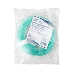 Med Vet International&nbsp;Dynarex Nasal Oxygen Cannula Cushion Tip w/ Ultra Soft Ear Foam w/ 2, Adult/Standard Connector, 25/Case
