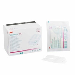 Med Vet International 3M Tegaderm IV Dressing, Adhesive/Film, 2-3/4 X 3-1/4