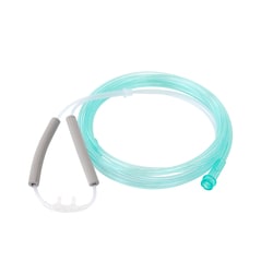 Med Vet International&nbsp;Dynarex Nasal Oxygen Cannula Cushion Tip w/ Ultra Soft Ear Foam w/ 7, Pediatric/Standard Connector, 50/Case