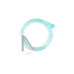 Med Vet International&nbsp;Dynarex Nasal Oxygen Cannula Cushion Tip w/ Ultra Soft Ear Foam w/ 7, Pediatric/Universal Connector, 50/Case