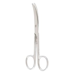 Med Vet International&nbsp;Miltex Medium Curve Enucleation Scissors, German, 5.12in, 18-1496