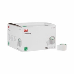 Med Vet International&nbsp;3M Transpore Medical Tape, Transparent, 1 inch X 1-1/2 Yard, Plastic, Nonsterile, 1527S-1, 100/Box