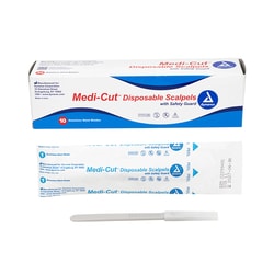 Med Vet International Dynarex Medicut Scalpels Disposable Sterile, #11, 10/Box