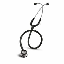 Med Vet International Clinician Stethoscope 3M Littmann Classic Ii Black 1-Tube 28 inch Tube Double Sided Chestpiece, 2113, Each