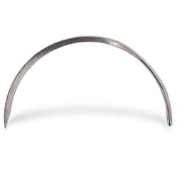 Med Vet International Miltex Suture Needle, Size 18 With 1/2 Circle Taper Point, 12/Pack