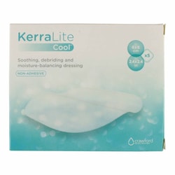 Med Vet International Hydrogel Wound Dressing Kerralite Cool Border Sheet 6 X 6 inch Sheet Sterile, Cwl1009, 160/Case