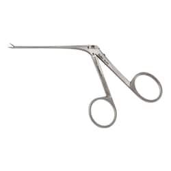Med Vet International&nbsp;Miltex House Ear Forceps, 3-1/8in Shaft, 4.5mm Finely Serrated Jaws, Extra Delicate, Alligator Type, German, 19-415