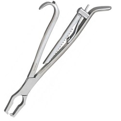Med Vet International Miltex Vantage Kern Bone Holding Forceps, 9.5in., With Ratchet